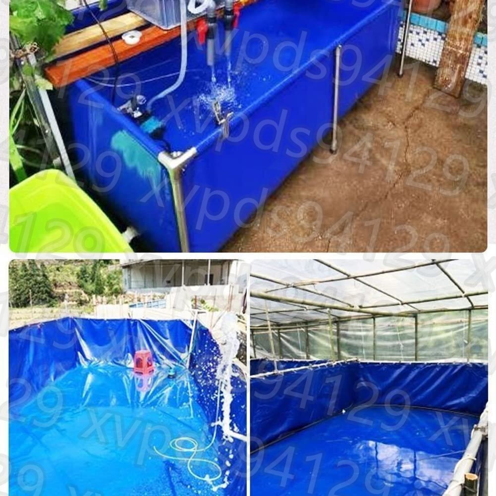  canvas fish. . portable water . warehouse tanker folding type fish. .. water . large water production .. pool common carp. breeding for fish. pool 3x2x1m( stand none )