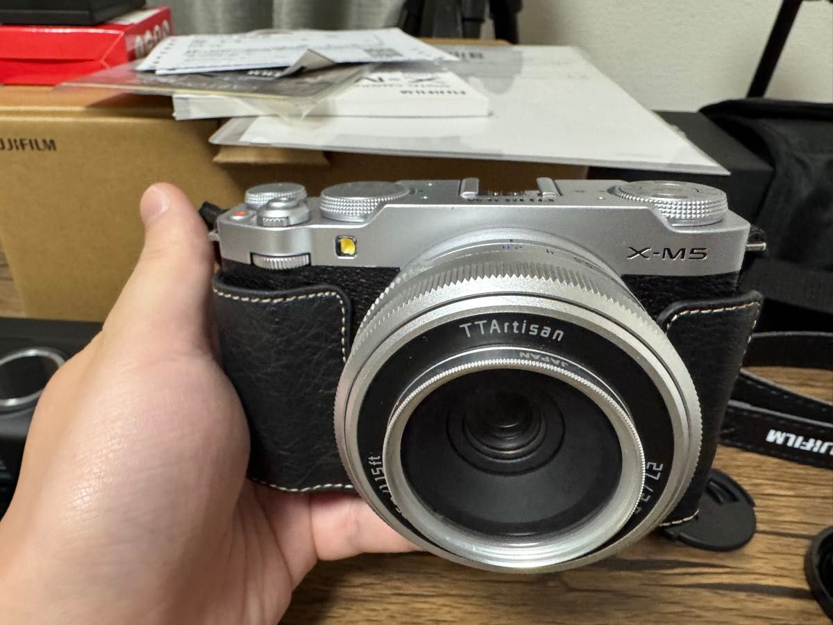 付属品いっぱい】フジフィルム FUJIFILM X-M5 XM5 シルバー 付属品いっぱい】フジフィルム FUJIFILM X-M5 XM5 シルバー