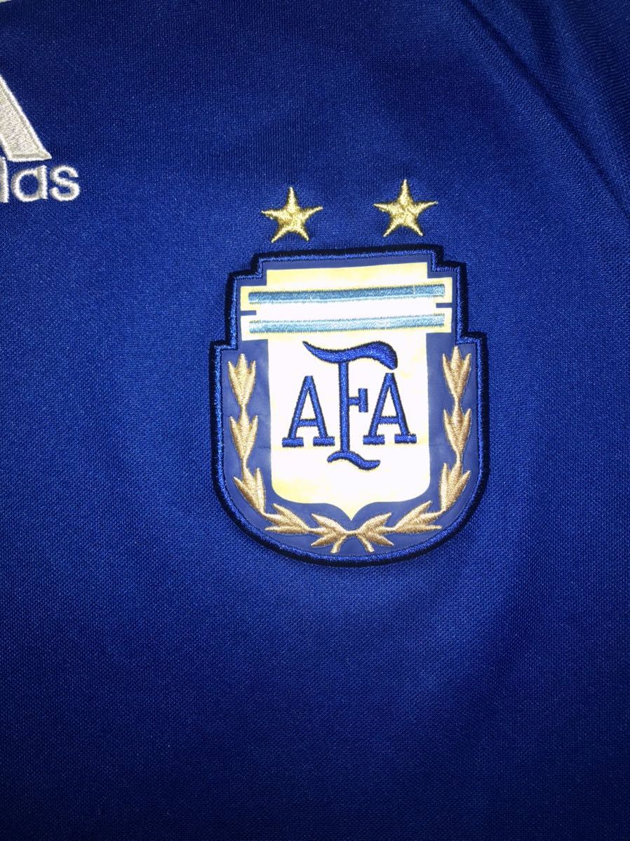 即決 送料無料 サッカー アルゼンチン代表 ユニフォーム アディダス製 Mサイズ アウェイ ブルー メッシ所属強豪国