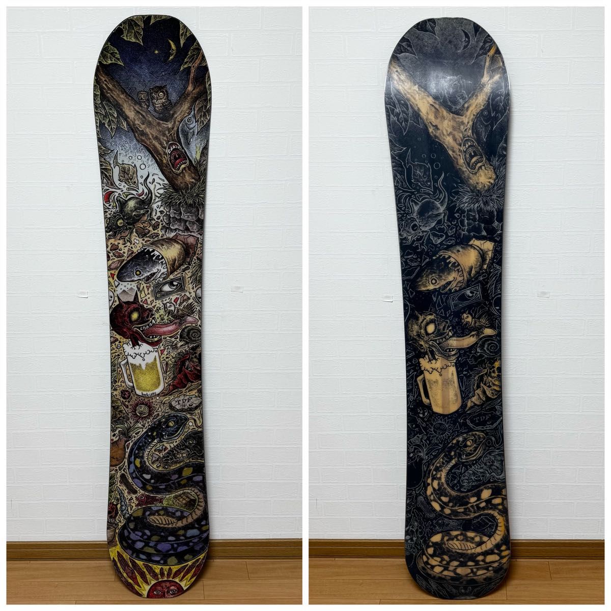 貴重】YES NOW BOARD TDF 156cm スノーボード ボード板 布施忠 貴重】YES NOW BOARD TDF 156cm スノーボード ボード板 布施忠