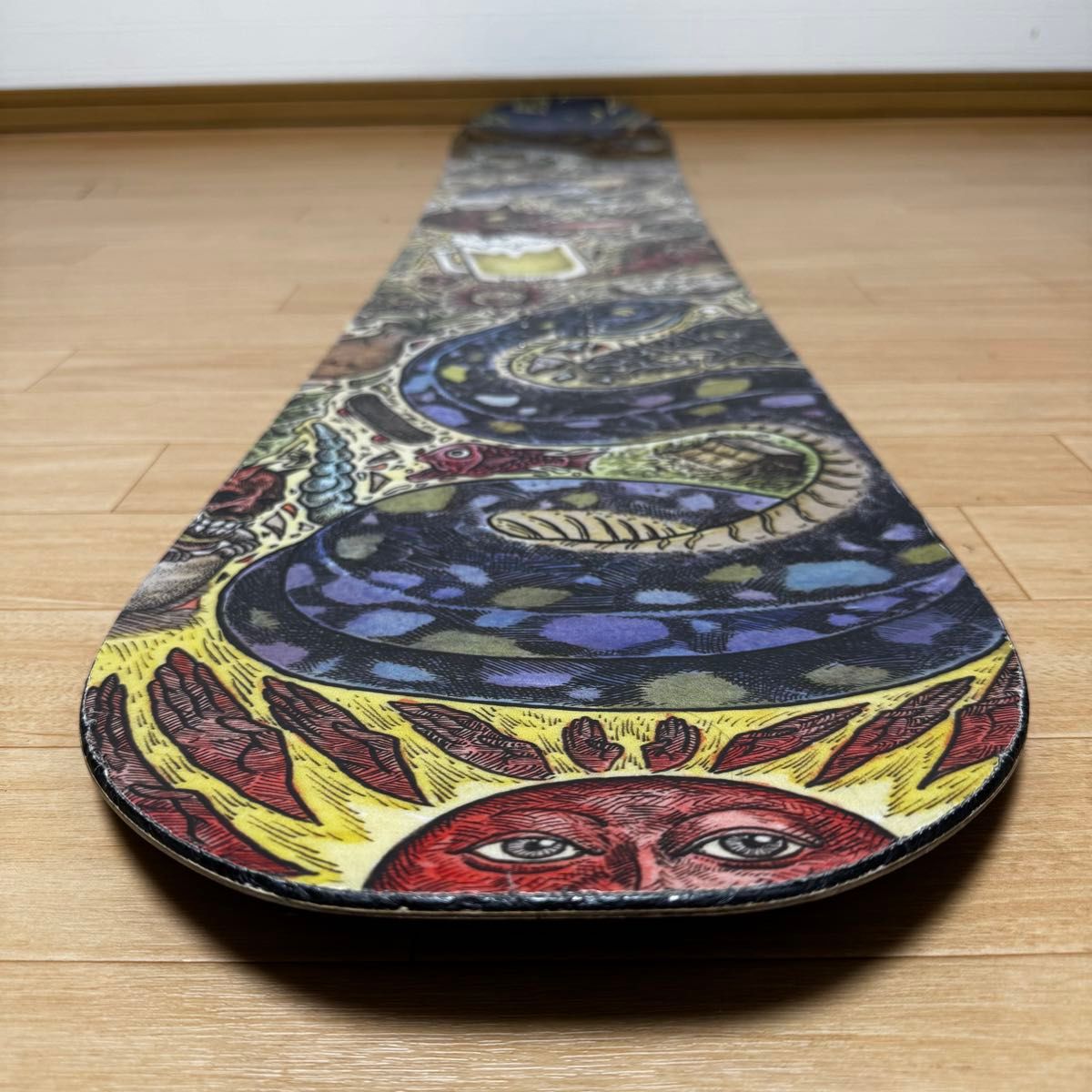 貴重】YES NOW BOARD TDF 156cm スノーボード ボード板 布施忠 貴重】YES NOW BOARD TDF 156cm スノーボード ボード板 布施忠