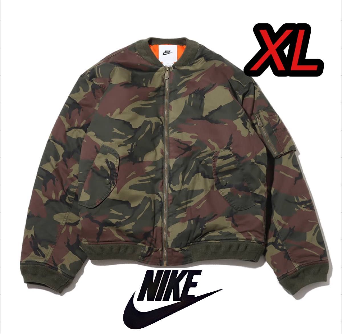 NIKE ナイキ アウター 迷彩 ma1 フライト ウーブンジャケット NIKE ナイキ アウター 迷彩 ma1 フライト ウーブンジャケット