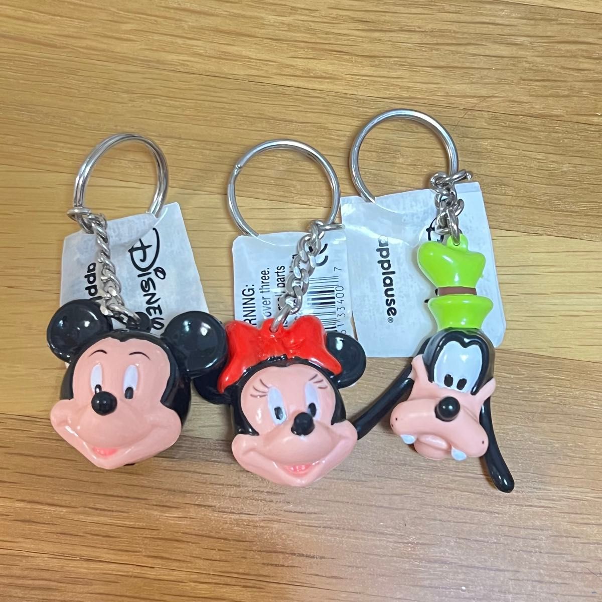 3個 ディズニー Disney キーホルダー ミッキーミニー グーフィー 3個 ディズニー Disney キーホルダー ミッキーミニー グーフィー