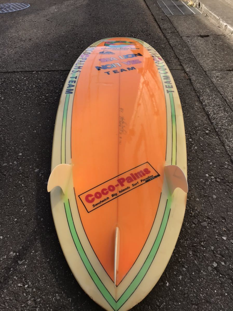 80's ショートボード レアサーフボード COCO PALMS 希少品 www.vetrepro.fr