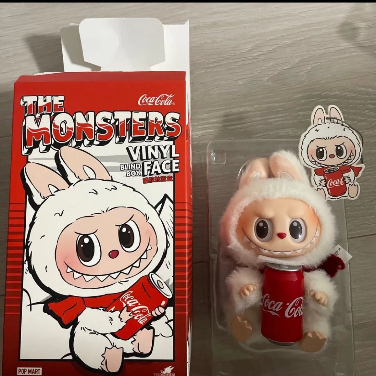 LABUBU×COCA COLA VINYL FACE ぬいぐるみ POPMART ラブブ LABUBU×COCA COLA VINYL FACE ぬいぐるみ POPMART ラブブ