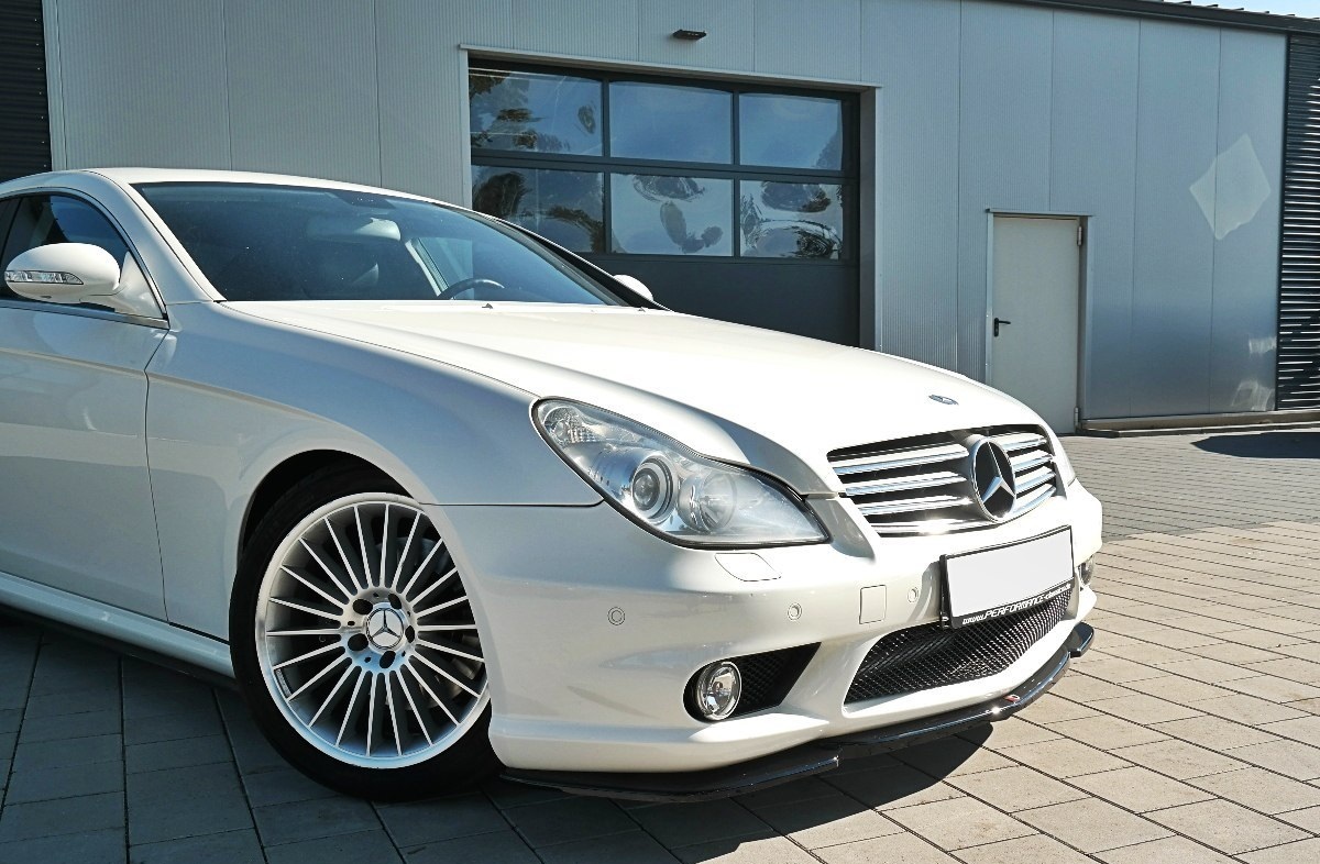 ●メルセデス・ベンツ W219/CLS500/CLS55AMG/CLS63AMG用カーボンリップスポイラー/フロントバンパーリップ/アンダースポイラー/最安値挑戦_画像6