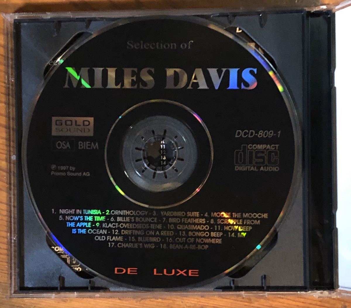 ジャズCD マイルス・デイビス 『 Selection of MILES DAVIS 』 ２枚組　《 貴重盤 》　【 アメリカ版 】_画像3