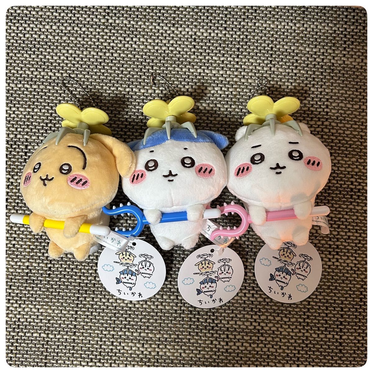 ちいかわ 討伐ぬいぐるみマスコット(ちいかわ、ハチワレ、うさぎ ちいかわ 討伐ぬいぐるみマスコット(ちいかわ、ハチワレ、うさぎ