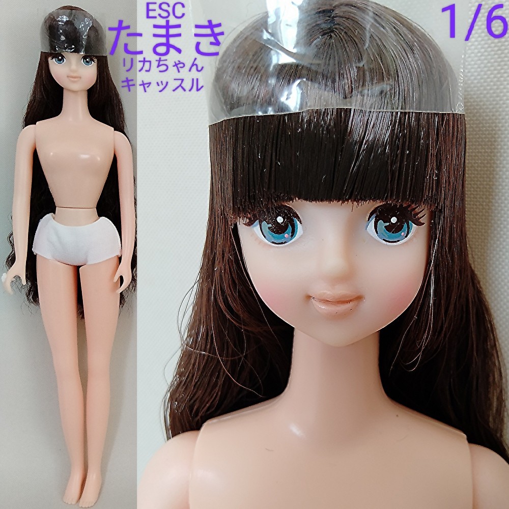 美【たまき】ESC ドール ダークブラウン髪 リカちゃんキャッスル 美【たまき】ESC ドール ダークブラウン髪 リカちゃんキャッスル