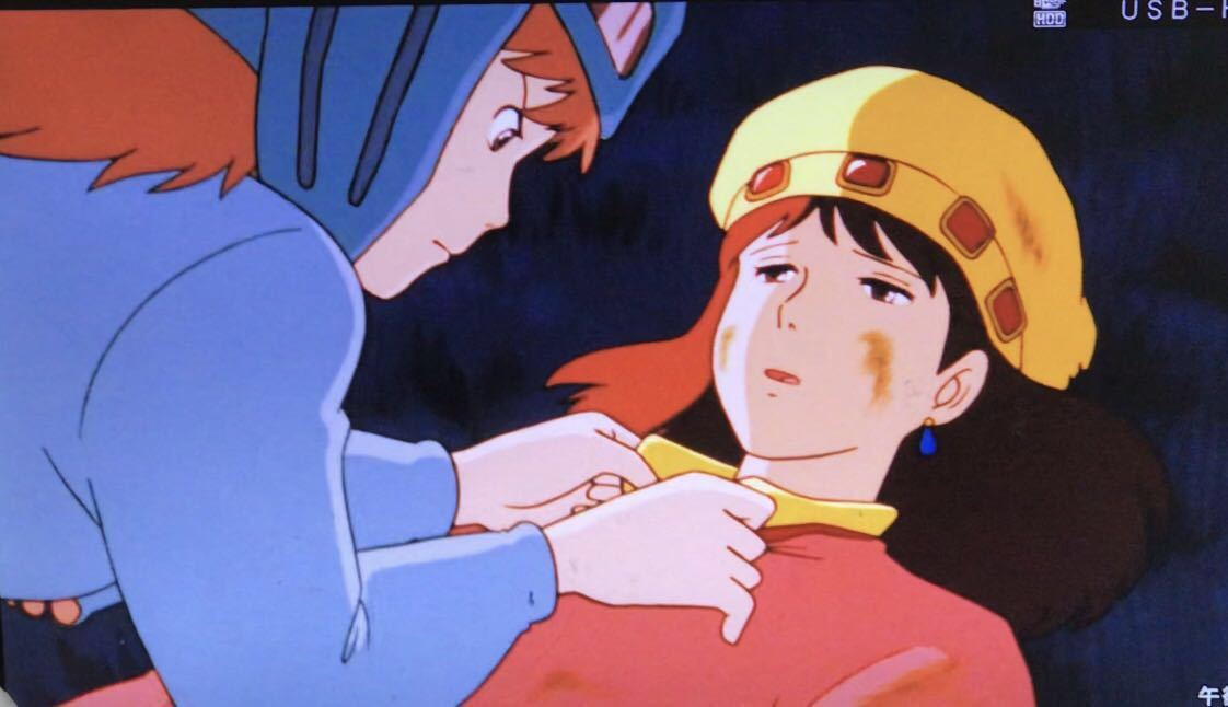[ прекрасный товар / произведение площадка использование автограф ] Kaze no Tani no Naushika цифровая картинка автограф Ghibli peji терраса teru.. scene Vista размер 