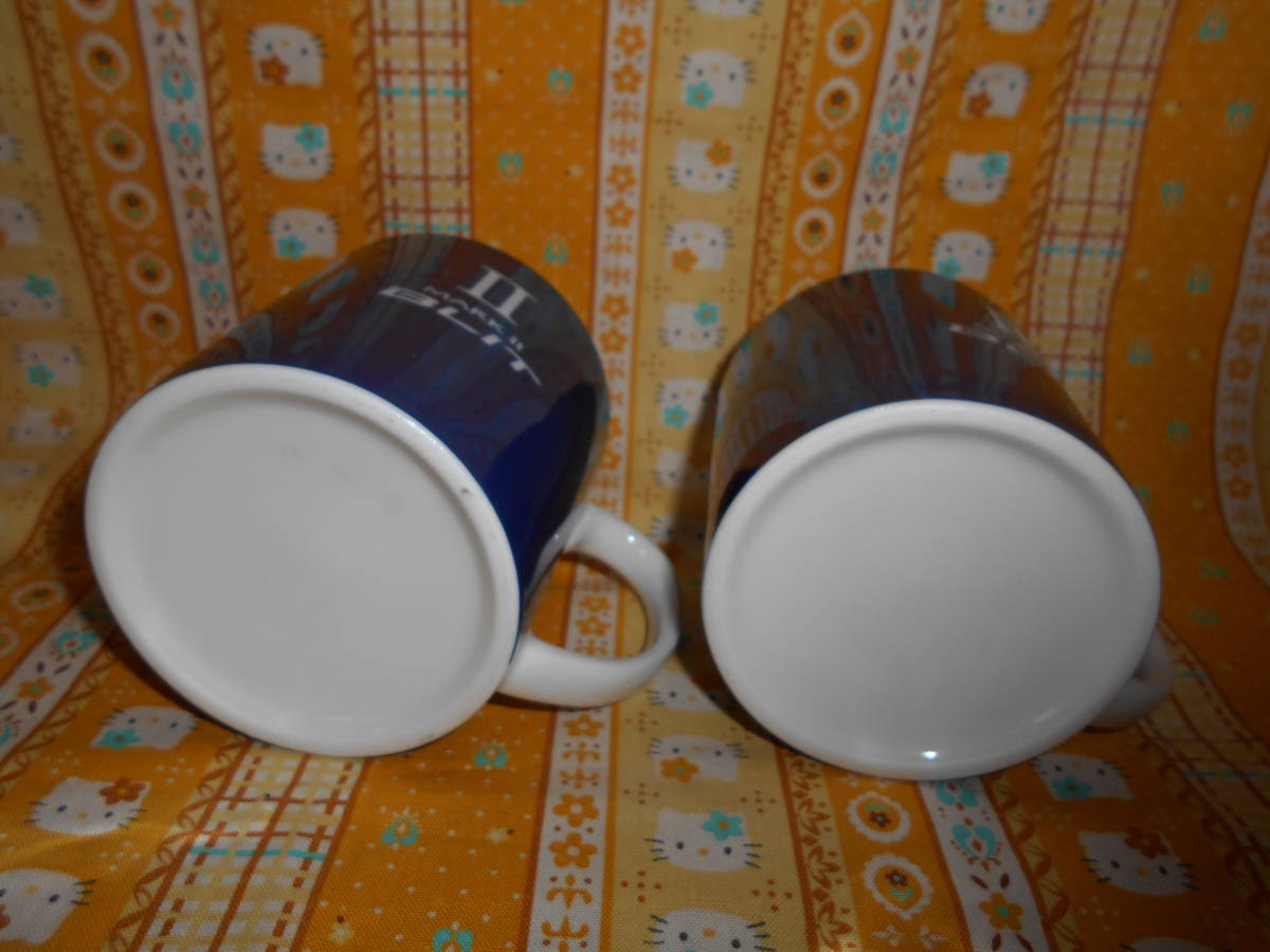 ♪トヨタ美品マークⅡ陶器製マグカップ２個_画像3