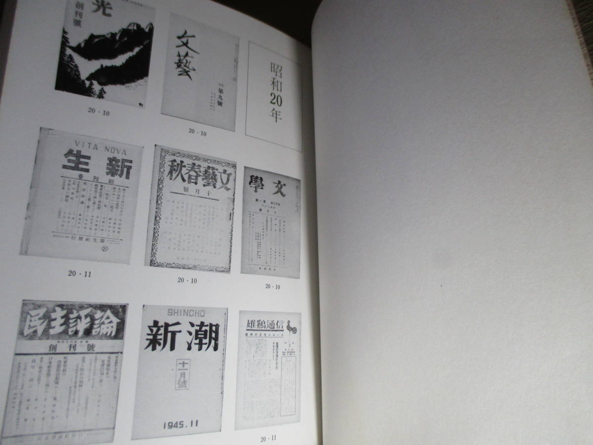 ☆『展望 戦後雑誌』紅野敏郎-栗坪良樹-保昌正夫-小野寺凡;河出書房新社;昭和52年初版函付;本クロス装*巻頭;雑誌写真昭和20年～26年迄218葉_画像3