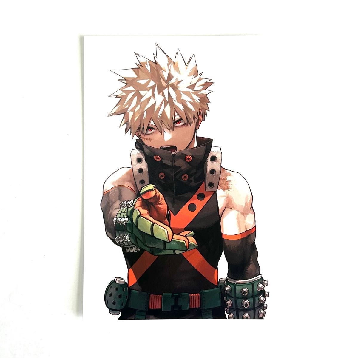 僕のヒーローアカデミア 爆豪勝己 イラストカード ポストカード 僕のヒーローアカデミア 爆豪勝己 イラストカード ポストカード