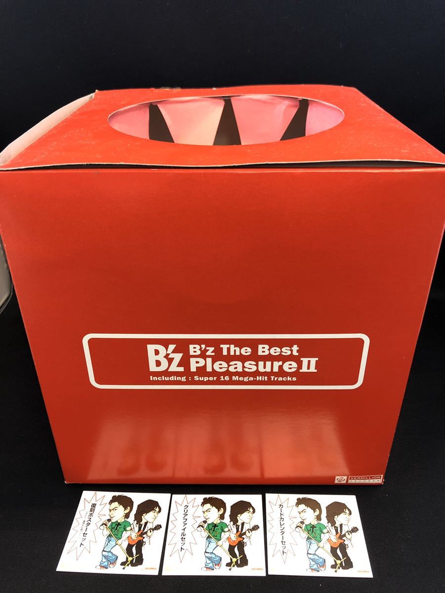 B'z The Best PleasureⅡ 抽選箱+イラスト入り抽選カード　3枚_画像1