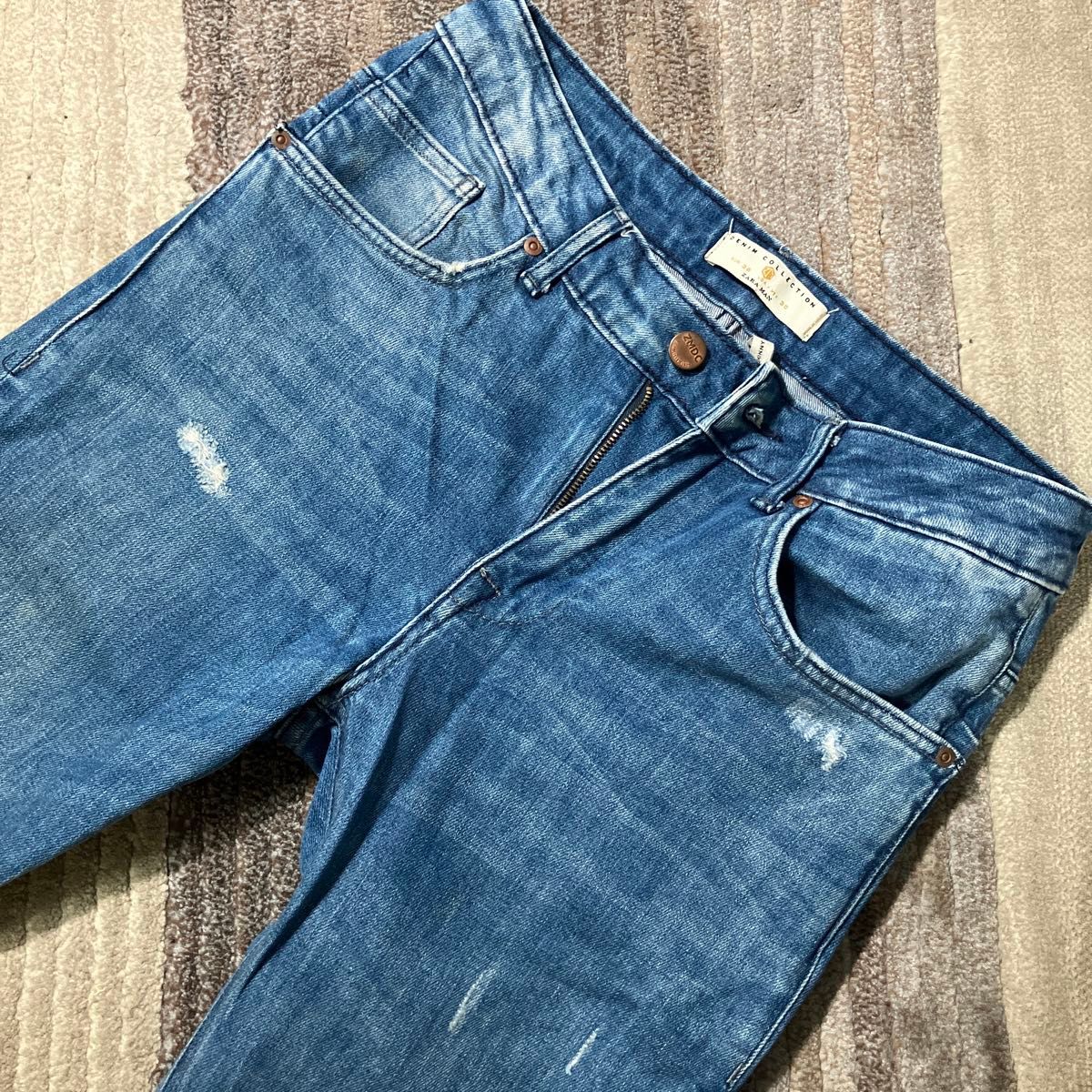 ZARA MAN ザラ ZMDC デニム ジーンズ スキニー ダメージ 30 ZARA MAN ザラ ZMDC デニム ジーンズ スキニー ダメージ 30