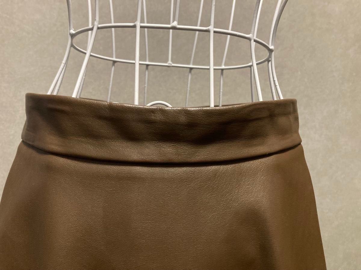 Loungedress ラウンジドレス ブラウンフェイクレザースカート Loungedress ラウンジドレス ブラウンフェイクレザースカート