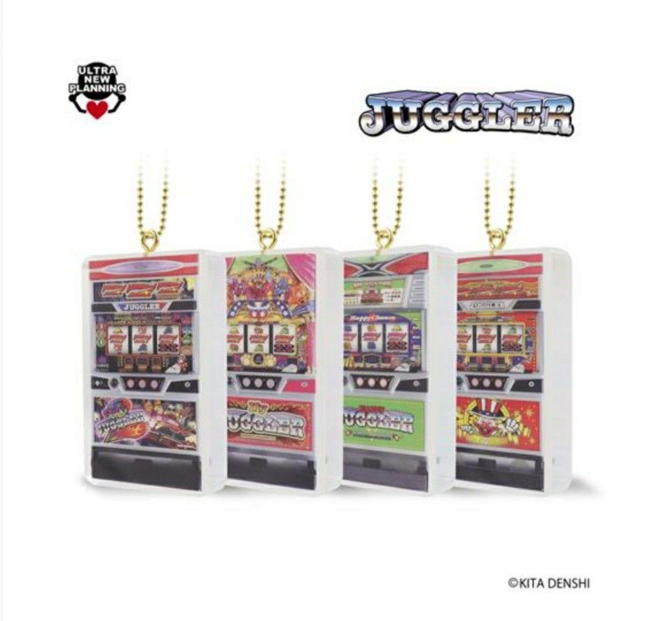 JUGGLER アクリルドミノキーホルダー 全4種類セット ジャグラー JUGGLER アクリルドミノキーホルダー 全4種類セット ジャグラー
