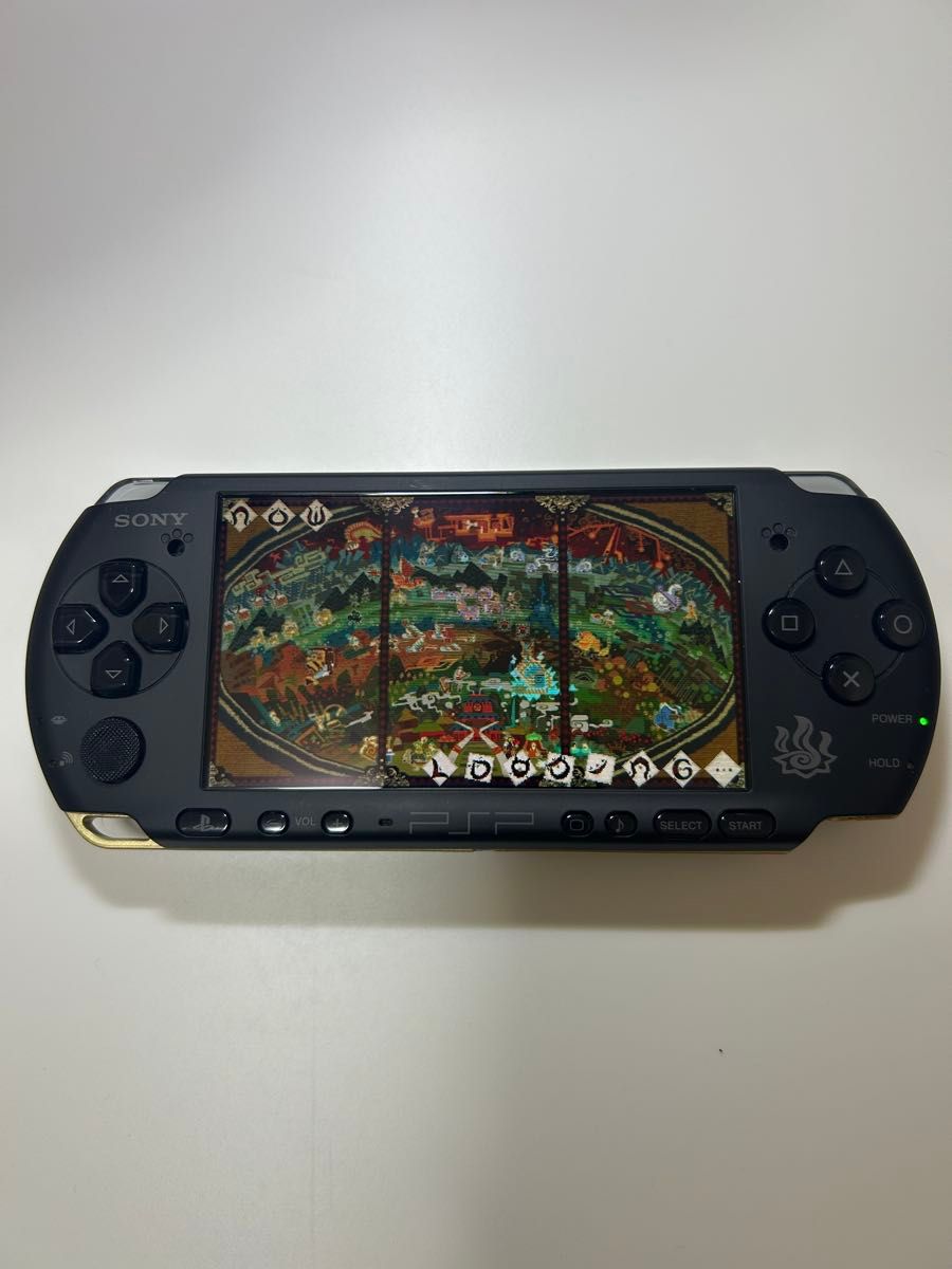 美品 PSP3000 ハンターズモデル 新品充電ケーブル付き 新品 美品 PSP3000 ハンターズモデル 新品充電ケーブル付き 新品