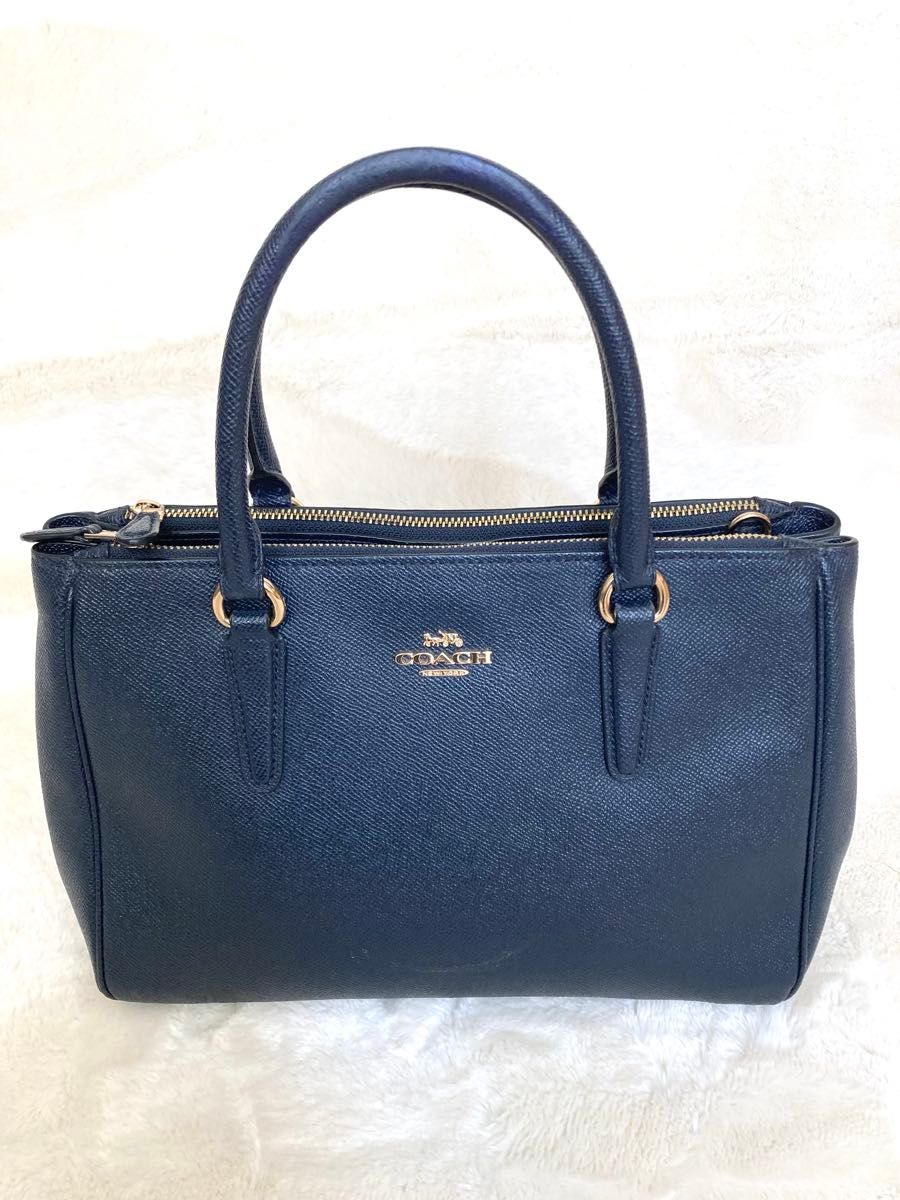 コーチ COACH ハンドバッグ ショルダーバッグ レザー ネイビー コーチ COACH ハンドバッグ ショルダーバッグ レザー ネイビー