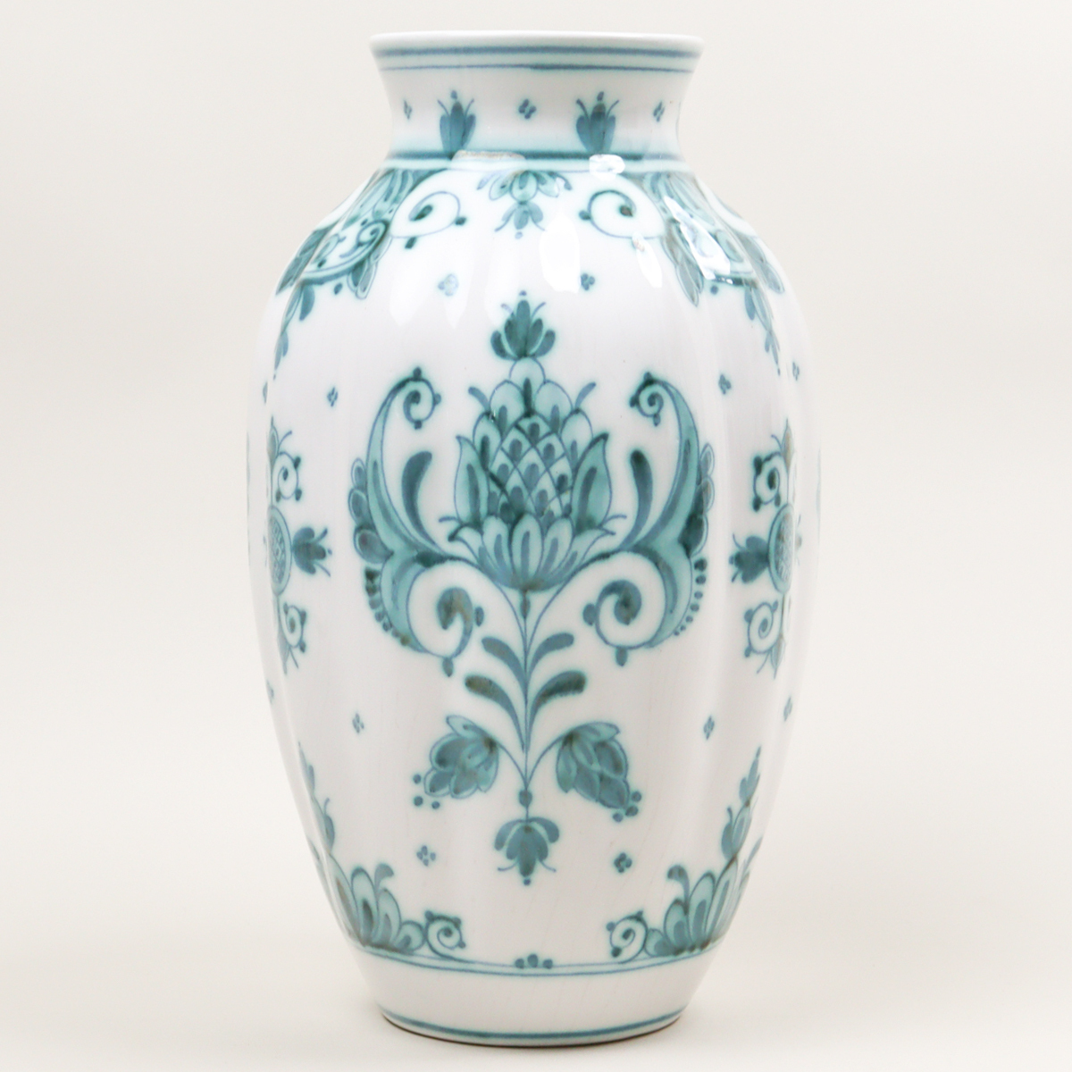 NrW8 デルフト焼 グリーン 花瓶 27cm 飾り壺(花瓶)|売買された NrW8 デルフト焼 グリーン 花瓶 27cm 飾り壺(花瓶)|売買された