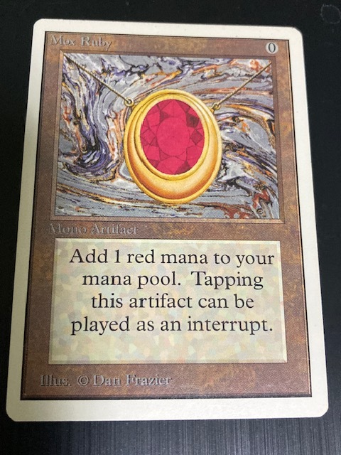 から厳選した Mox Ruby (2ED) 1.2枚目はスキャナ画像 から厳選した Mox Ruby (2ED) 1.2枚目はスキャナ画像