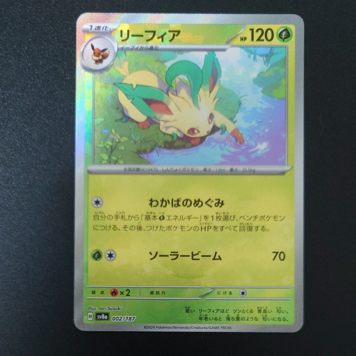 ポケモンカード テラスタルフェスex リーフィア モンスター ポケモンカード テラスタルフェスex リーフィア モンスター