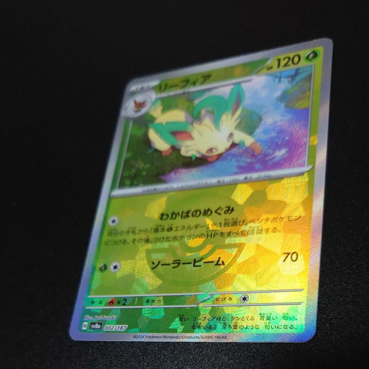 ポケモンカード テラスタルフェスex リーフィア モンスター ポケモンカード テラスタルフェスex リーフィア モンスター