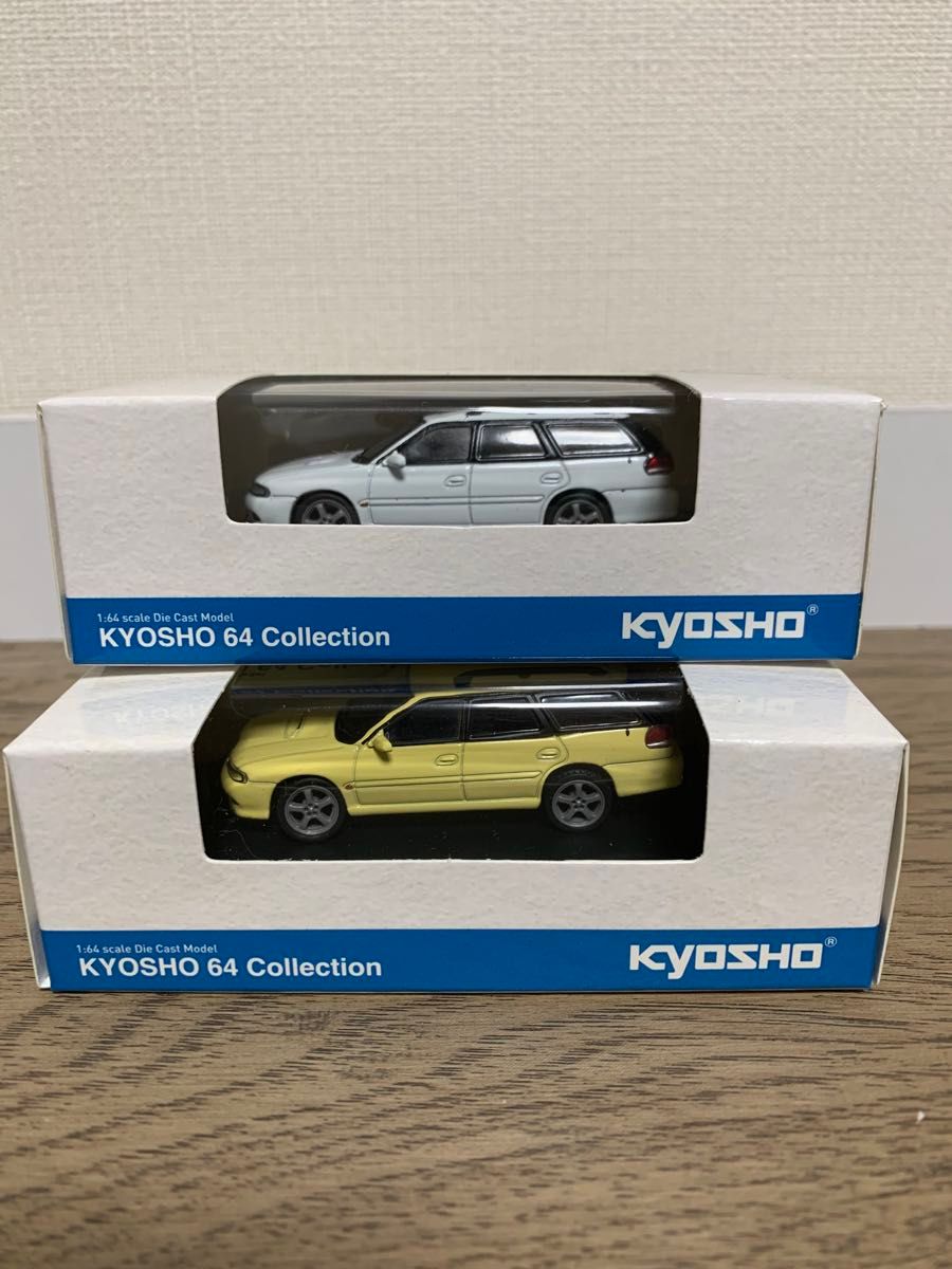京商 1/64 スバル レガシィ ツーリングワゴン GT-B後期 BG5 2台 京商 1/64 スバル レガシィ ツーリングワゴン GT-B後期 BG5 2台