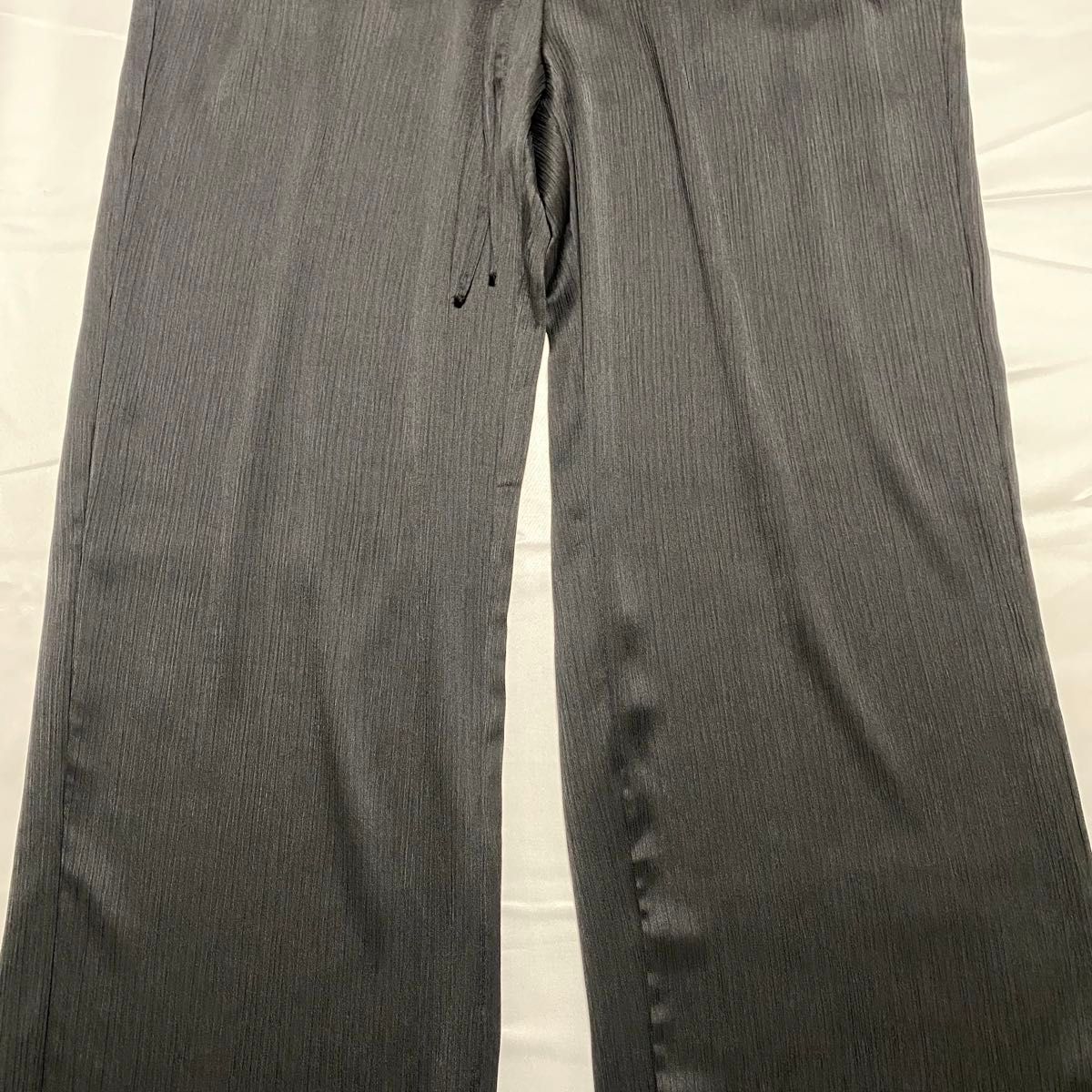 ZARA ザラ リンクルフィニッシュエフェクト ワイドレッグパンツ ZARA ザラ リンクルフィニッシュエフェクト ワイドレッグパンツ