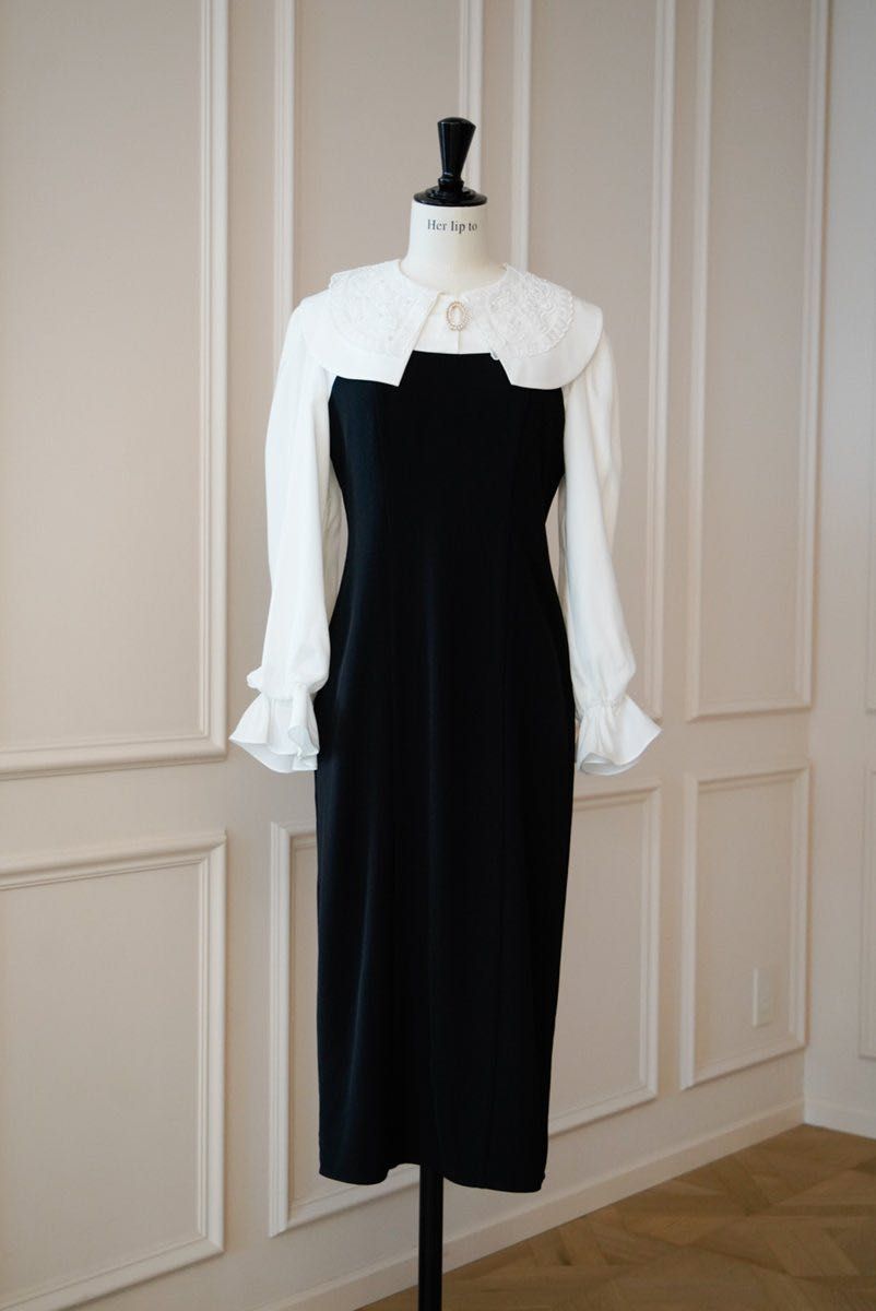 herlipto Galerie Pearl Collar Dress herlipto Galerie Pearl Collar Dress
