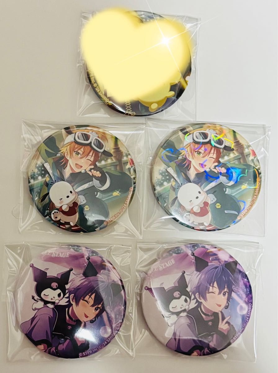 すとぷり サンリオコラボ 缶バッジ 莉犬くん ななもり くん すとぷり サンリオコラボ 缶バッジ 莉犬くん ななもり くん