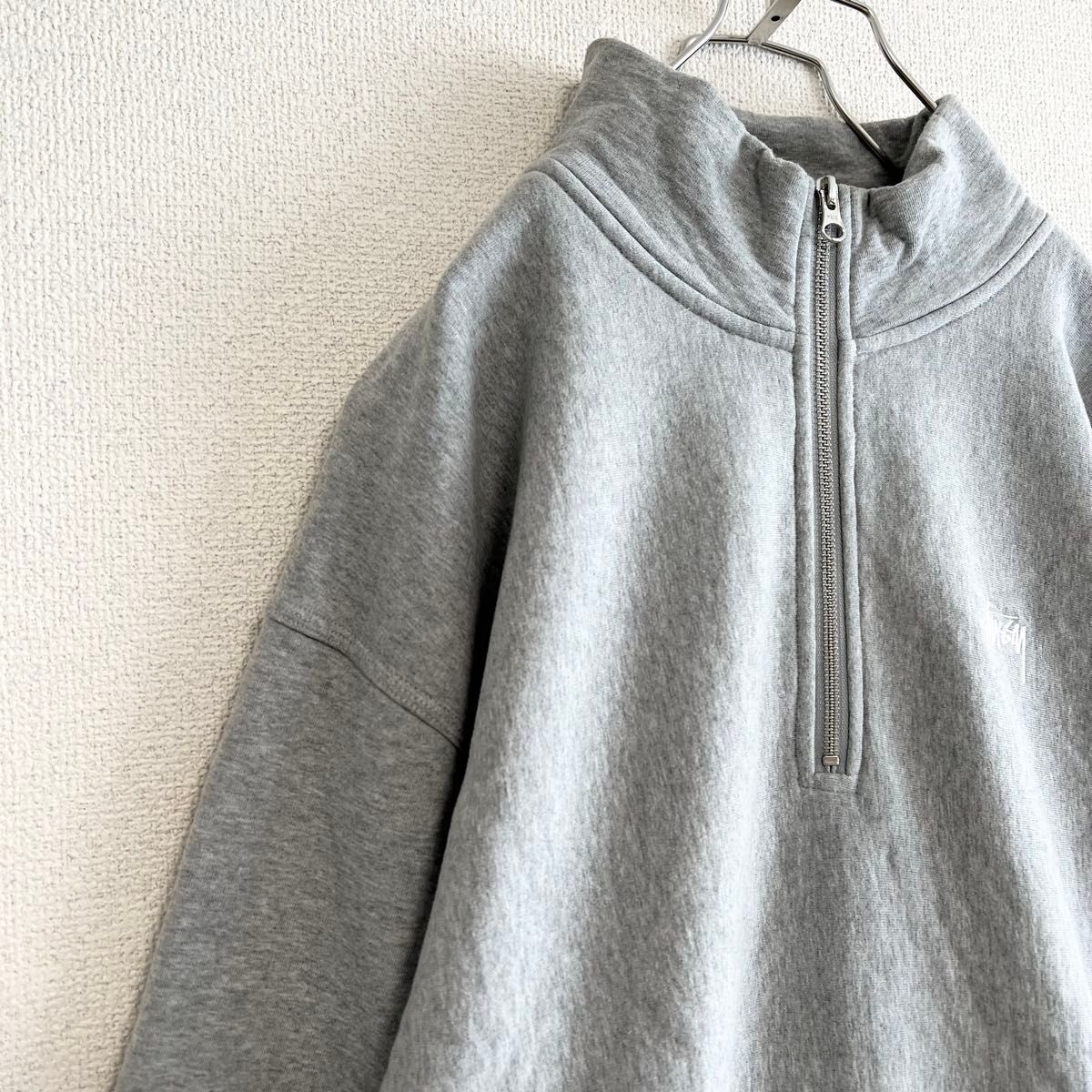 コムドットゆうた着用】ステューシー ベトナム製 ハーフジップ コムドットゆうた着用】ステューシー ベトナム製 ハーフジップ