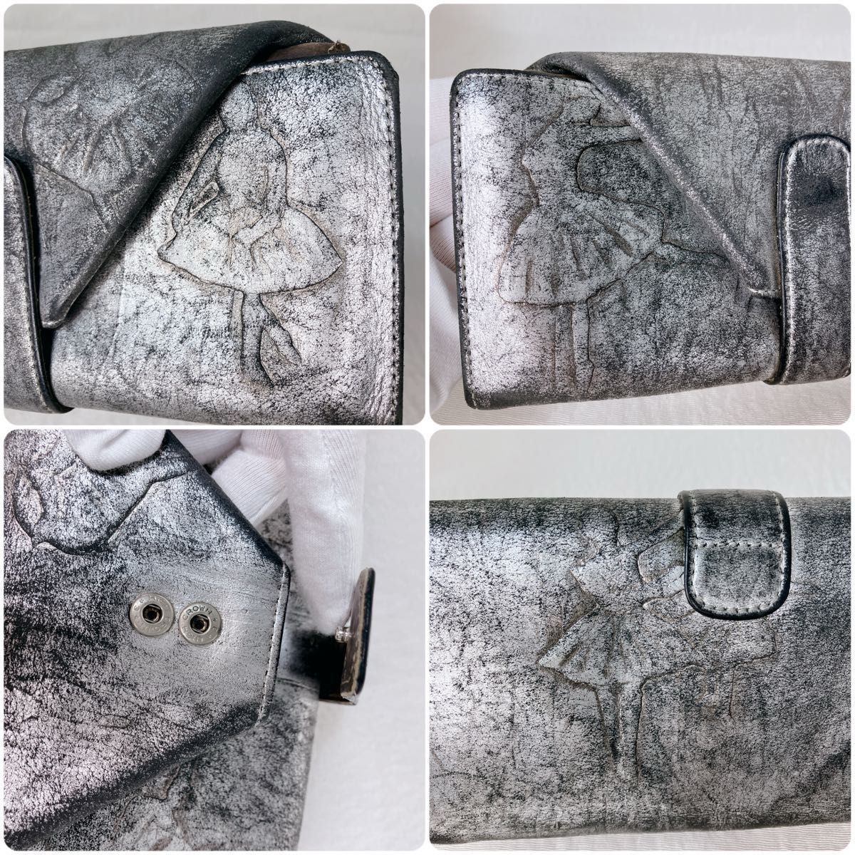 大人気 ヒロコハヤシ バレリーナ スカラ 薄型 長財布 メタリック 大人気 ヒロコハヤシ バレリーナ スカラ 薄型 長財布 メタリック