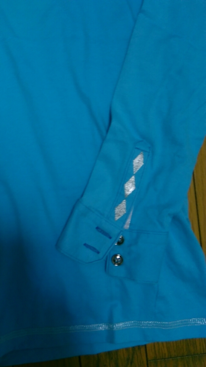 ＝＝＝⇒最終値下げ！［送料無料!］A511【Russeluno】ラッセルノ XLサイズ ポロシャツ　日本製　シルバーロゴ　ビッグロゴ