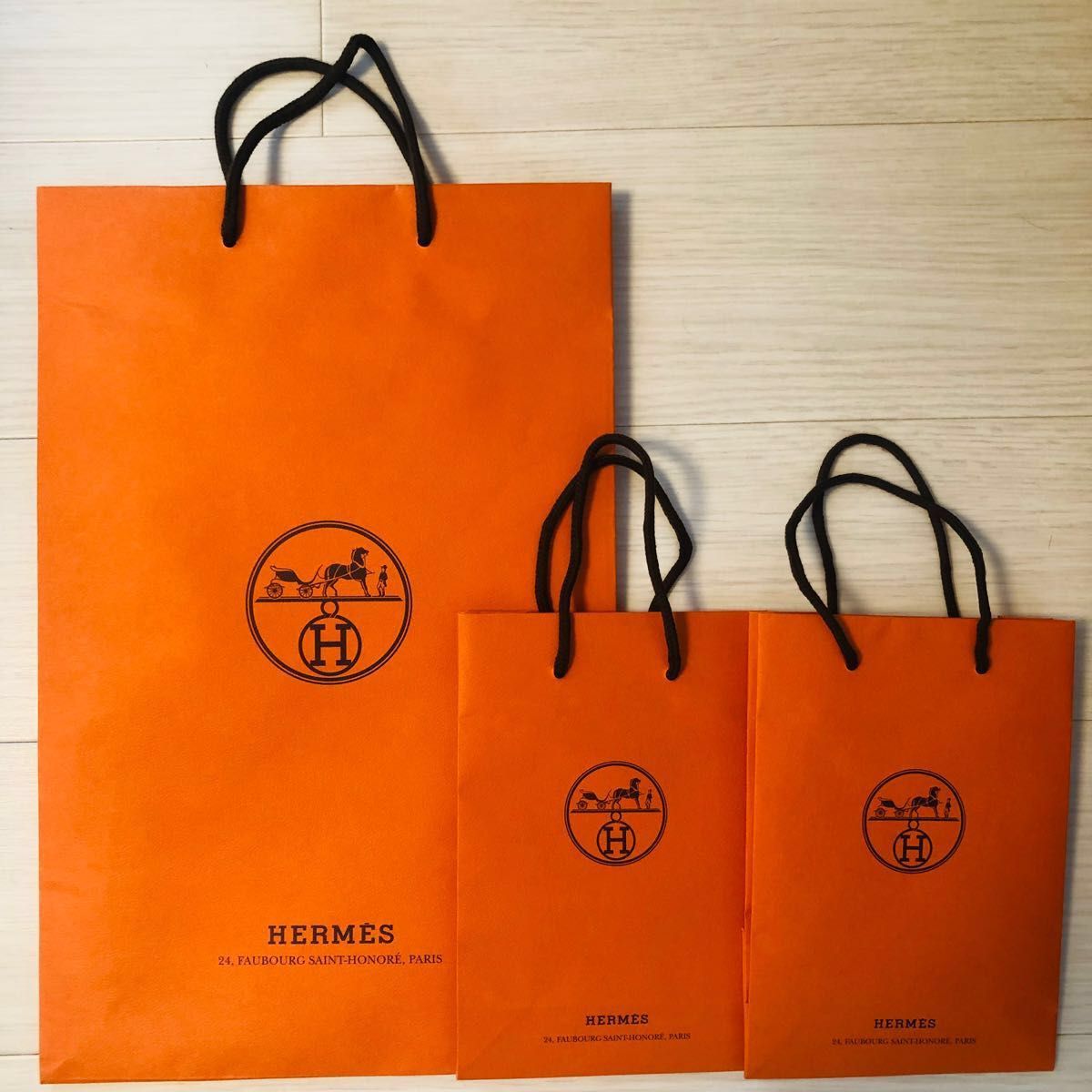 HERMES エルメス ショップ袋 ショッパー オレンジ ハイブランド HERMES エルメス ショップ袋 ショッパー オレンジ ハイブランド