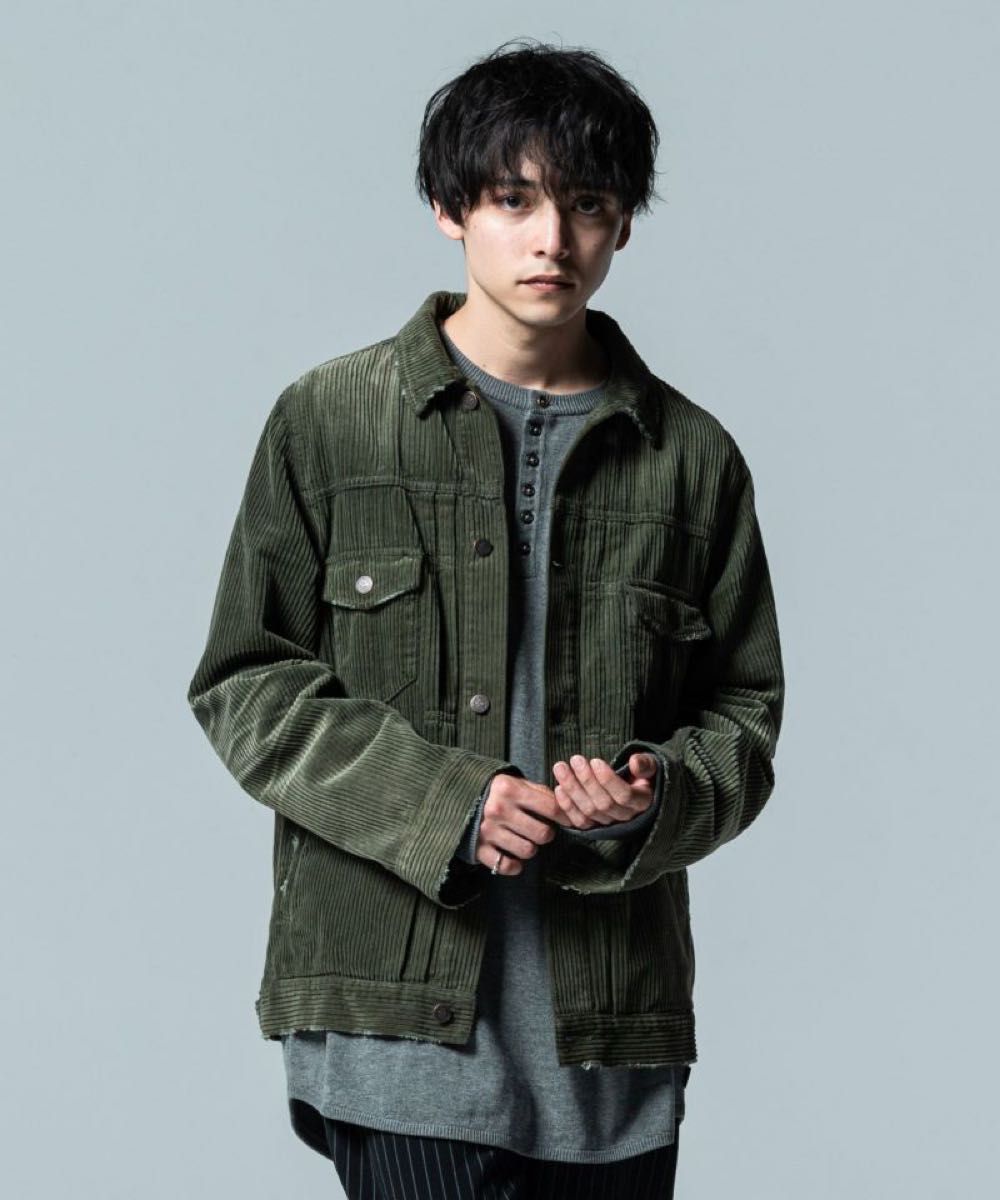 glamb クラシックコーデュロイジャケット グリーン L|Yahoo glamb クラシックコーデュロイジャケット グリーン L|Yahoo