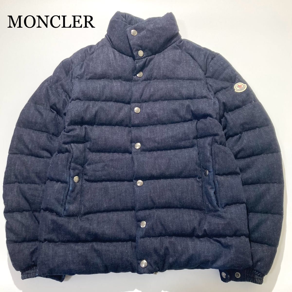MONCLER モンクレール ダウンジャケット デニム インディゴ MONCLER モンクレール ダウンジャケット デニム インディゴ
