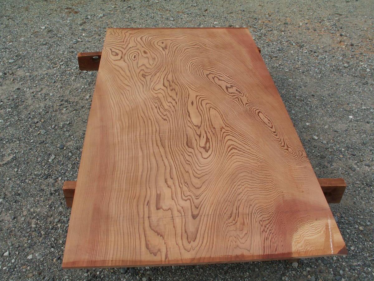最初の 屋久杉、巾広一枚板、1640x870x11ミリ、テーブル、ドア E216 杉 ...