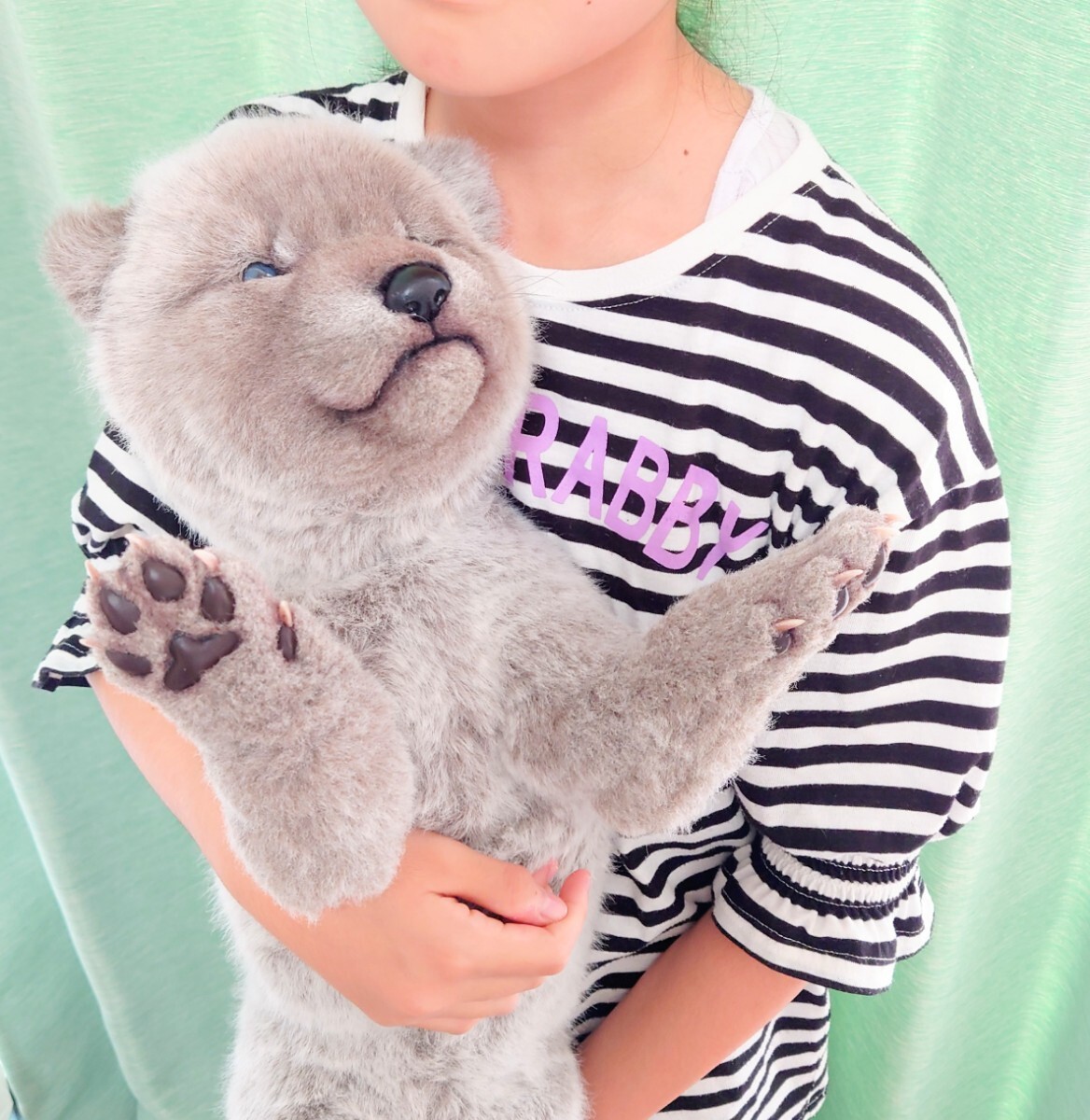 りぐれぃ * 仔狼 ぬいぐるみ オオカミ 赤ちゃん アートドール りぐれぃ * 仔狼 ぬいぐるみ オオカミ 赤ちゃん アートドール