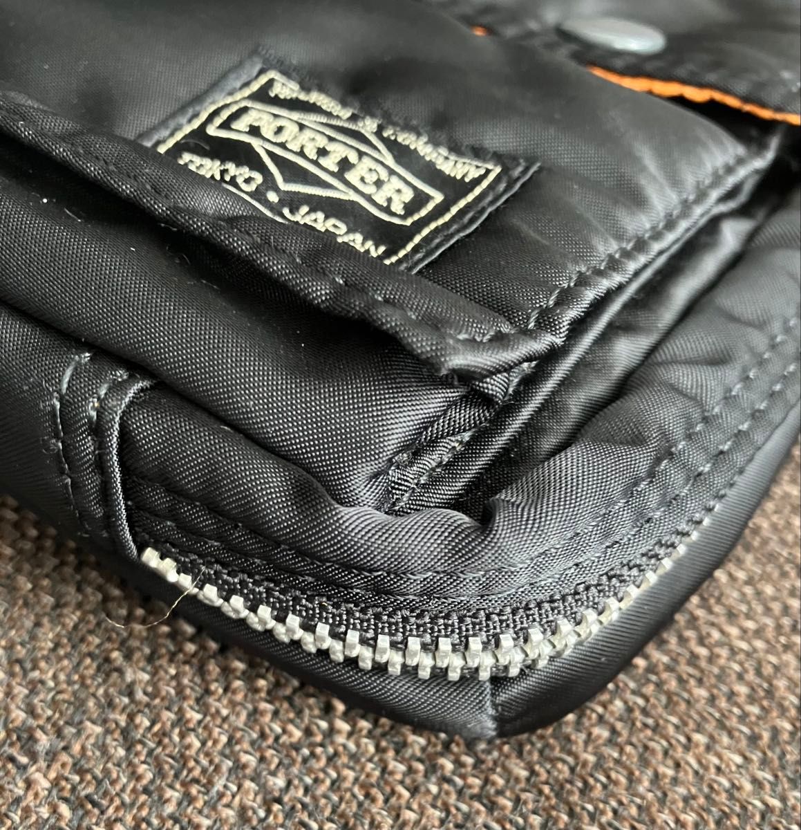 美品】PORTER ポーター タンカー ショルダー バッグ ミニ ポーチ 美品】PORTER ポーター タンカー ショルダー バッグ ミニ ポーチ