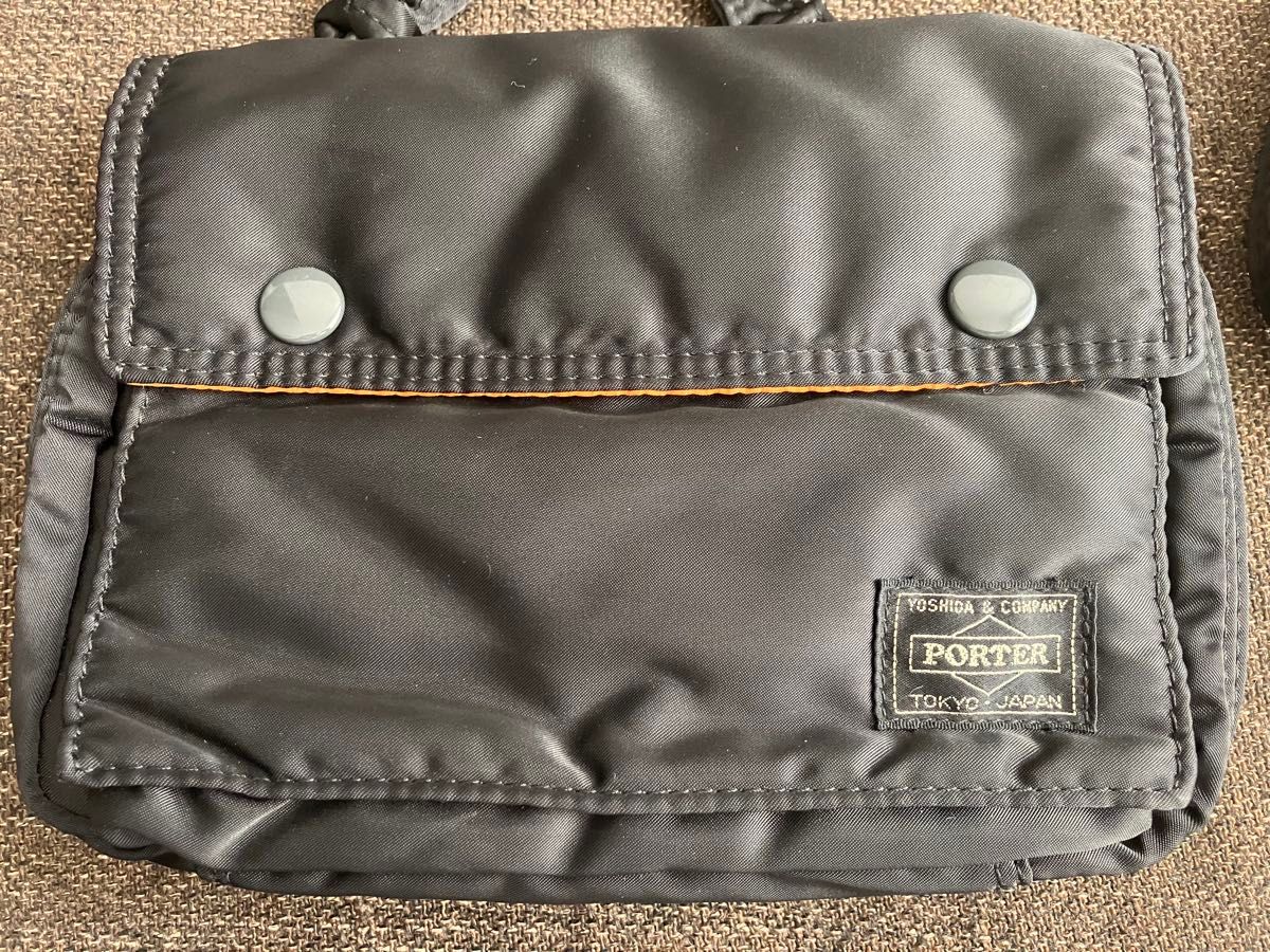 美品】PORTER ポーター タンカー ショルダー バッグ ミニ ポーチ 美品】PORTER ポーター タンカー ショルダー バッグ ミニ ポーチ