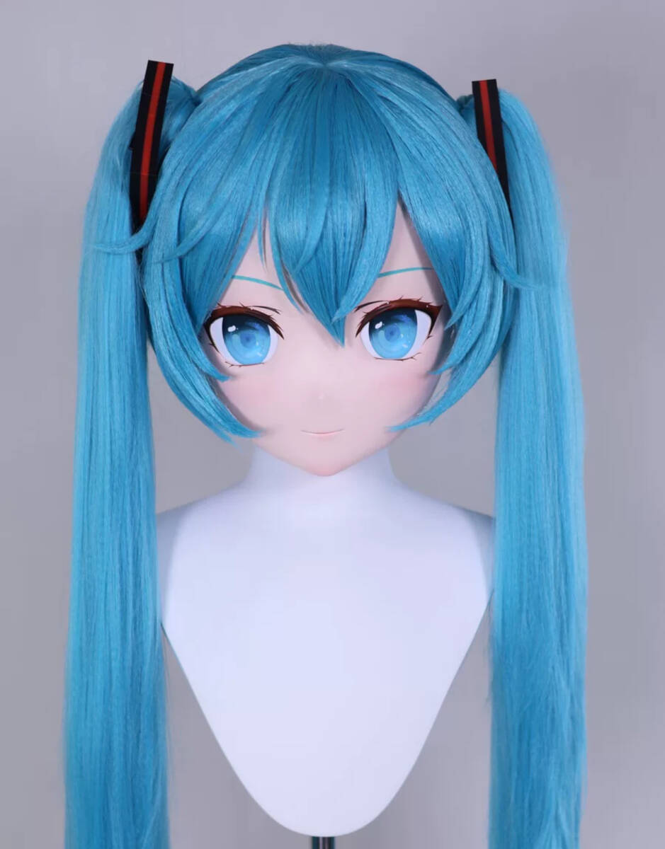 全頭面】初音ミク 着ぐるみ マスク コスプレ コスチューム 全頭面】初音ミク 着ぐるみ マスク コスプレ コスチューム