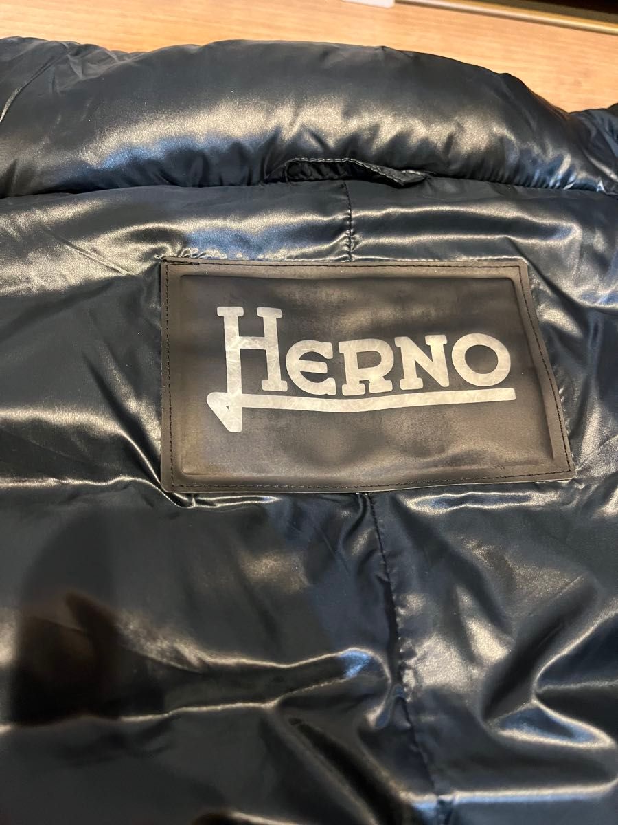【美品】HERNO ヘルノ ダウンベスト Aライン ロング丈 42サイズ 【美品】HERNO ヘルノ ダウンベスト Aライン ロング丈 42サイズ
