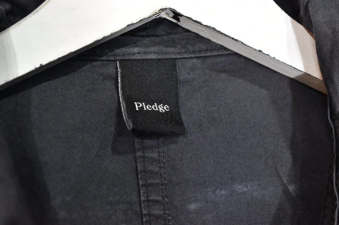  popular [Pledge/ Pledge ] cotton 100% hood Mod's Coat jacket gray series 46 made in Japan military N-3B