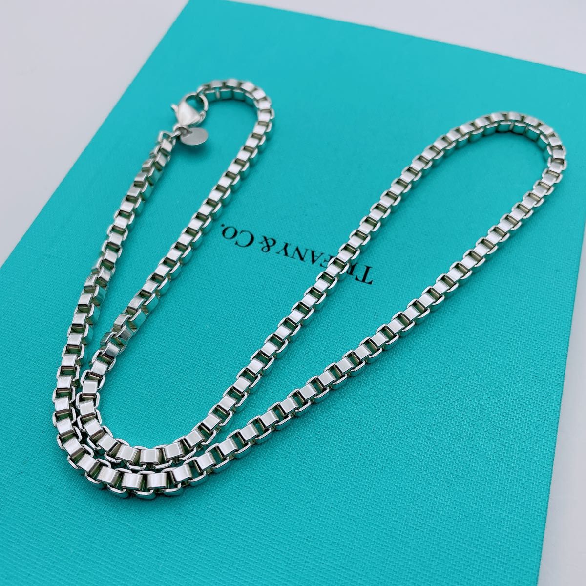 Tiffany & Co ベネチアン チェーン ネックレス シルバー 45cm Tiffany & Co ベネチアン チェーン ネックレス シルバー 45cm