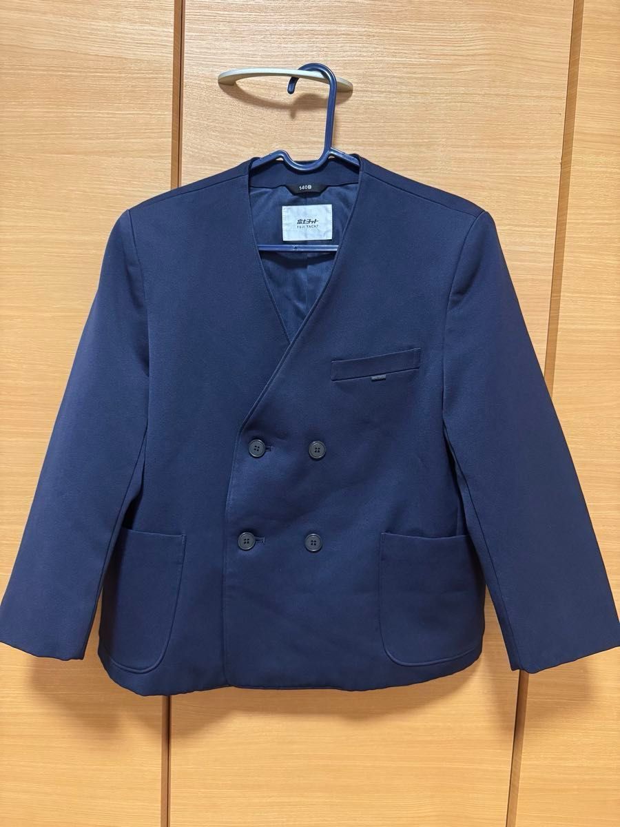 小学生制服 イートン ダブル 上衣140B 男女兼用 富士ヨット学生服 FUJI 