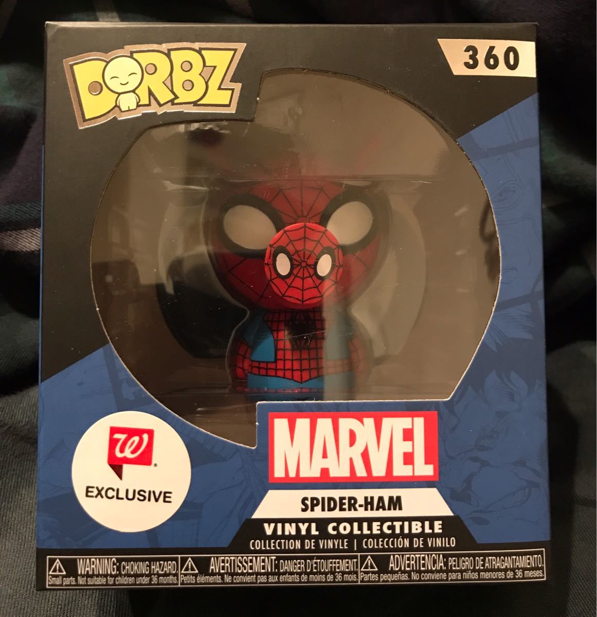 スパイダーハム ファンコ ドーブズ ウォルグリーン限定 フィギュア MCU 未開封新品 Funko DORBZ 360 スパイダーバース スパイダーマン レアの画像1