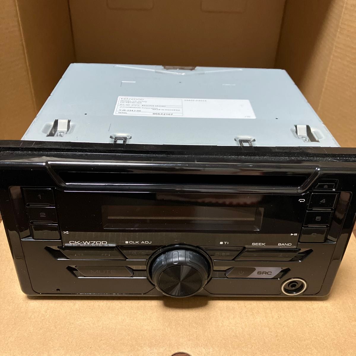 ワイド シンプル CDチューナー KENWOOD CK-W70D ダイハツ 純正 ワイド シンプル CDチューナー KENWOOD CK-W70D ダイハツ 純正