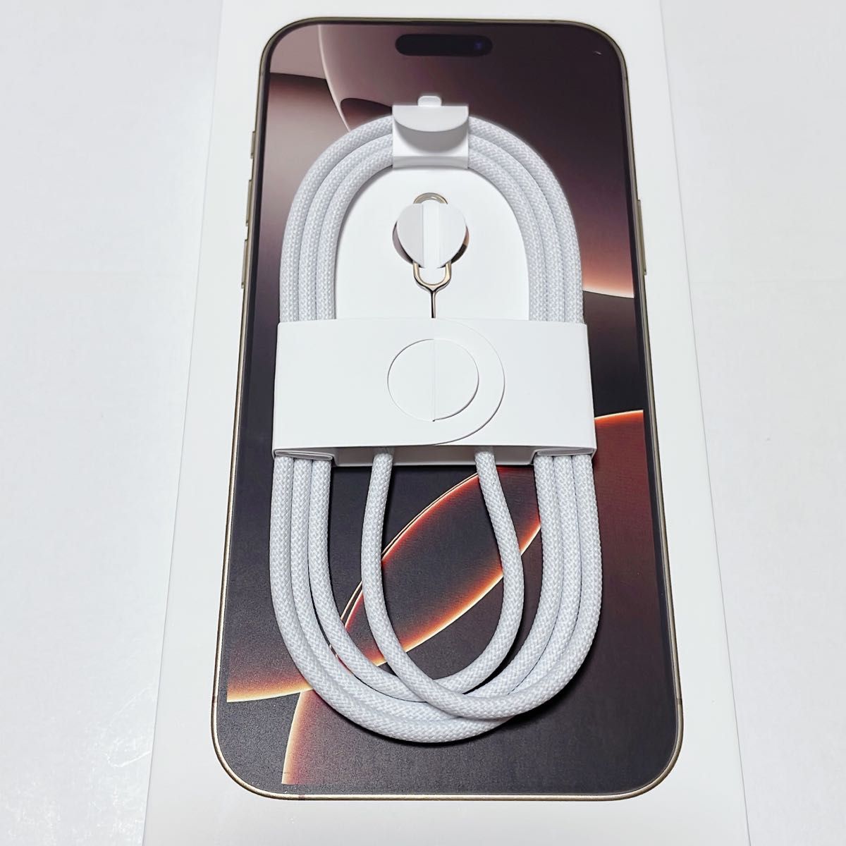iPhone16ProMax付属品 Apple純正 60W USB-C 急速充電ケーブルと iPhone16ProMax付属品 Apple純正 60W USB-C 急速充電ケーブルと