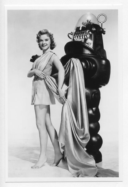 [ photo 4x6] Anne * Francis & lobby * The * robot 3A photograph ( small ) Forbidden Planet 